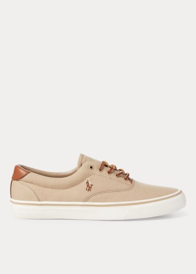 Polo Ralph Lauren Thorton Lærred Low-Top Sneakers Herre Danmark (TSZDH2740)